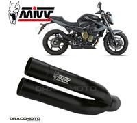 Scarico YAMAHA XJ6 / XJ6 DIVERSION 2013 2014 MIVV Double Gun Nero