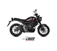 Scarico YAMAHA XSR 125 Mivv HR-1 Inox Nero Fondello Alluminio Y.075.LH1BA