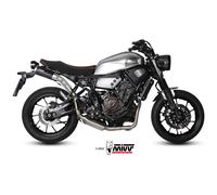 Scarico Completo MIVV Ghibli Nero Acciaio inox Alto Yamaha Xsr 700 2016 > 2022