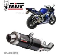 Y.001.LXB - Terminale Scarico Mivv GP Steel Black Yamaha YZF 1000 R1 98-01