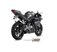 Scarico YAMAHA YZF R125 Mivv Gp Inox Nero Y.047.LXB