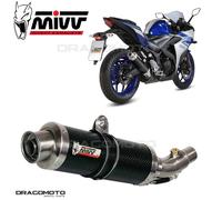 Y.048.L2S - Terminale Scarico Mivv GP Carbonio YAMAHA YZF R25 / YZF R3
