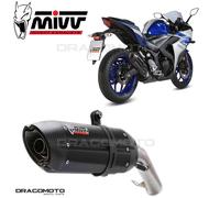 TERMINALE MIVV SUONO ACCIAIO NERO YAMAHA YZF R25 2015-2018