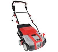 DEDRA 2000 W Scarificatore Elettrico Aeratore Larghezza di Lavoro 40 cm Vassoio 55 L Regolazione 5 Posizioni Rullo Scarificatore e Aeratore Manutenzione Prato