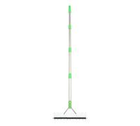 Scarificatore manuale, 170 cm, per giardino e cura del prato | Scarificatore manuale con manico lungo, strumento per la cura del prato, rastrello da giardino per la rimozione del muschio e