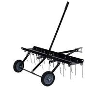 Scarificatore per tosaerba, 100 cm, per giardini di grandi dimensioni, robusto ed efficiente per una perfetta cura del prato