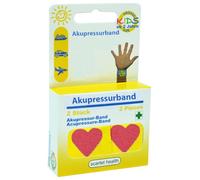 Scarlet health | Fascia per agopressione »Sea«, 1 paio di bracciali per agopressione contro nausea e malattia marittima per adulti e bambini, fascia anti-nausea per polso e 2 fasce elastiche (cuore)