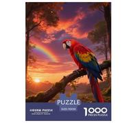 Scarlet Macaw 1000 Pezzi Puzzle Complesso Per Adulti Allenamento Mentale Momenti Di Calma Bird Collezione Unica 70x50cm/1000pcs