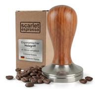 scarlet - Pressino per caffè classico, elegante, per espresso, con manico ergonomico in legno pregiato, per un perfetto espresso, strumento da barista