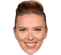 Scarlett Johansson (Smile) Maschere di persone famose, facce di cartone