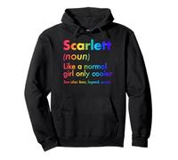 Scarlett Like A Normal Girl Only Cooler Queen Nome Felpa con Cappuccio