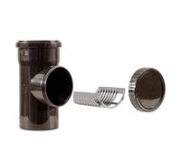 ScarMaxx - Apertura di ispezione con Filtro - Collegamento dei Tubi di Scarico con Sistema fognario - Plastica Robusta - Include riduzione al Tubo di Scarico DN 100mm - Connettore Inferiore DN 110
