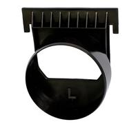 ScarMaxx - Canalina di drenaggio - in plastica - Connettore di Scarico con Raccordo per estremità della grondaia o Laterale - Sinistra - Collegamento a Tubo kg Ø 110 mm DN110