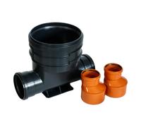 ScarMaxx - KG Fondo pozzetto - 76,5cmx34,5cmx43cm - 2xDN110, 2xRiduzione 160/110