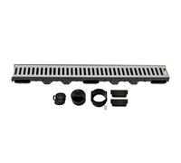 ScarMaxx - Set grondaia di drenaggio - grondaia a pavimento - acciaio...