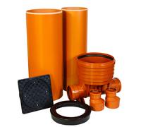 ScarMaxx - Set sistema pozzetto - larghezza 85 cm - 2 x DN110 - 2 x riduzione...