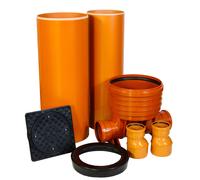 ScarMaxx - Set sistema pozzetto - larghezza 92 cm - 2 x DN125 - 2 x riduzione...