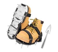 Scarpa aeratore per prato, sandali in metallo per esercizi su terreno roccioso e prati, con cinghie regolabili