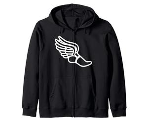 Scarpa alata Bianca per Atletica Leggera o Lunga Distanza Felpa con Cappuccio