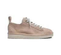 Scarpa Allacciata P01 Donna in Suede Fog