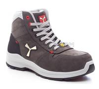 PAYPER - Get Force Mid LD S3-NBK Scarpe di Sicurezza S3 Stringata Alta Scarpa di Sicurezza antistatica Medium da Donna Colore: Smoke Taglia: 36