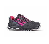 U-Power Scarpe Antinfortunistica Verok Grigio/Fucsia Basse Taglia 40 Protezione S1P - RL20216