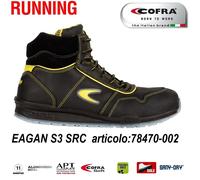 Scarpa antinfortunistica Cofra EAGAN S3 SRC scarpe lavoro nubuck idrorepellente+
