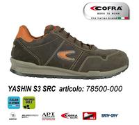 Scarpa Antinfortunistica Cofra YASHIN S3 SRC scarpe lavoro nubuck idrorepellente