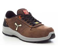 PAYPER - Get Force Low LD S3-NBK Scarpe di Sicurezza S3 Stringata Bassa Scarpa di Sicurezza antistatica Bassa da Donna Colore: Cioccolato Taglia: 36