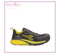 Diadora Utility Vortex DA2 Boa Low S3S, scarpe di sicurezza 44 EU male Nero/Giallo