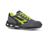 Calzatura di sicurezza Yellow S1P SRC - nylon/pelle scamosciata - grigio/giallo - taglia 43 - U-Power