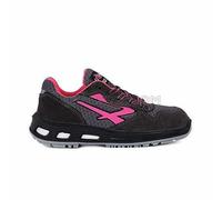 Calzatura di sicurezza Verok SP1 SRC - nylon/pelle scamosciata - grigio/rosa - taglia 39 - U-Power