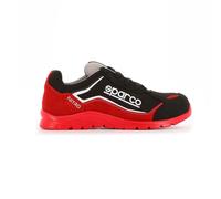 SCARPA BASSA NITRO S3 SRC Antinfortunistica in pelle nabuk ROSSO/NERO TG.45 SPAR
