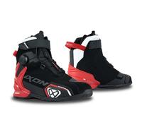 IXON Scarpe da moto Bull 2 WP impermeabili Nero-Bianco-Rosso Taglia 39 Uomo