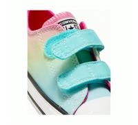 Scarpa Converse AS 2V Baja Lona Bebé Bianca - Converse presenta il suo classico modello ridisegnato per i bambini, con 2 strisce di velcro per una maggiore aderenza. Perfetto per i più piccoli, in col