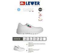 SCARPA-CUOCO MOCASSINO-CALZATURE CHEF CUCINA Antiscivolo BIANCO-NERO-35 A 46