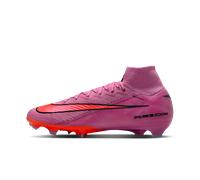 Nike Mercurial Superfly 10 Elite Fg Rosa Nero Rosso - Scarpe Da Calcio Uomo EUR 40,5 / US 7,5