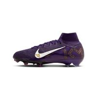 Nike Mercurial Superfly 10 Elite Kylian Mbappe FG High-Top Scarpe da calcio (FQ8692-500, Grand Purple/Pale Ivory), Viola grandi/Avorio pallido, 6.5