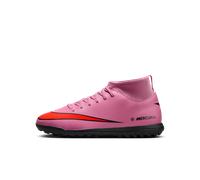 Scarpa da calcio a taglio alto TF Nike Jr. Mercurial Superfly 10 Club - Bambino/a e ragazzo/a - Rosa 33.5