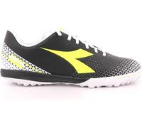 Diadora PICHICHI 6 TFR, Scarpe da Calcio Uomo, Black/Yellow Fluo DD/White, 44 EU