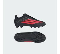 Scarpa da calcio F50 CLUB per terreni naturali compatti/multiterreno per bambini e bambine Core Black / Lucid Red / Core Black 38