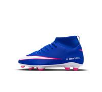 Scarpa da calcio multiterreno a taglio alto Nike Jr. Mercurial Superfly 10 Club - Bambino/a e ragazzo/a - Blu 33.5