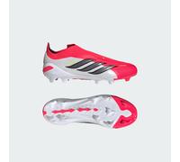 Scarpa da calcio PREDATOR ELITE senza lacci per terreni naturali compatti per bambini e bambine Lucid Red / Core Black / Cloud White 33 1/2