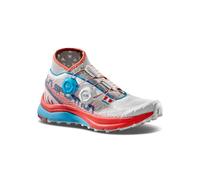 La Sportiva Jackal II Boa W - scarpe trailrunning - donna 38,5 EU White/Red/Light Blue woman Boa Fit System,Recycled Materials,Ortholite,Impact Brake System