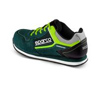Scarpa di Sicurezza SPARCO Gymkhana Seb S1p Tg.42 Verde scuro/Lime - 0752742VSLI