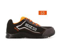 Scarpa di Sicurezza SPARCO Nitro Didier Tg.41 Nero/Grigio/Arancio - 0752241NRGR