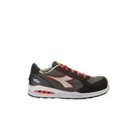 Diadora Utility Run Net AB Low S3S, scarpe di sicurezza unisex 42 EU male Grigio Scuro/Grigio/Rosso