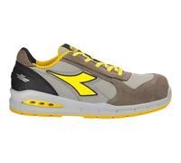 Diadora Utility Scarpe Antinfortunistiche Run Net AB Low S3S FO SR - Adulto - Grigio Asfalto/Argento/Rosso - 43 EU