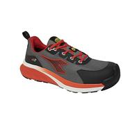 Diadora Utility Vortex DA2 Low S1PS, scarpe di sicurezza unisex 43 EU female Grigio Scuro/Rosso