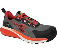 Diadora Utility Vortex DA2 Low S1PS, scarpe di sicurezza unisex 45 EU female Grigio Scuro/Rosso